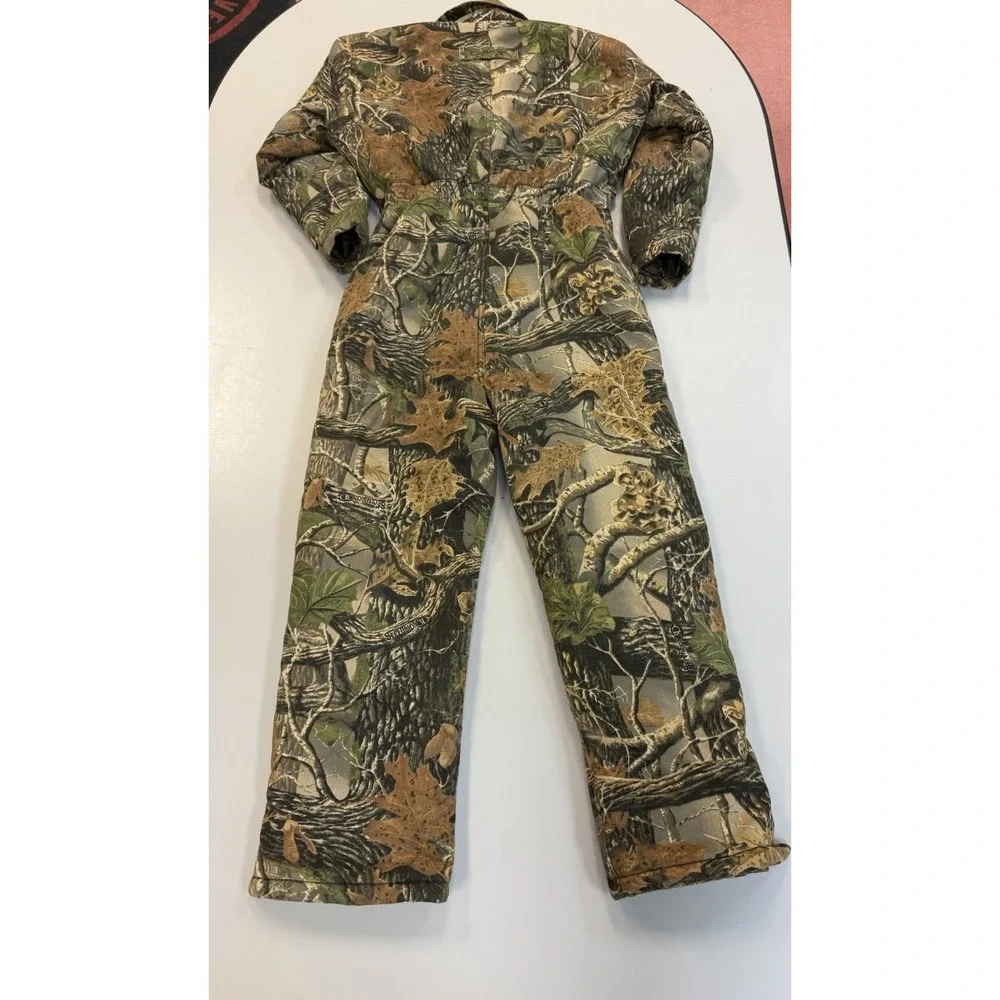 Cabelas Insulated Camo Coveralls Youth Hunting/Fishing Camping Playing Working M